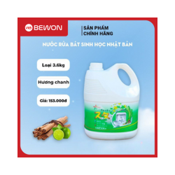 NƯỚC RỬA CHÉN HOSHI 3,6KG - HƯƠNG CHANH